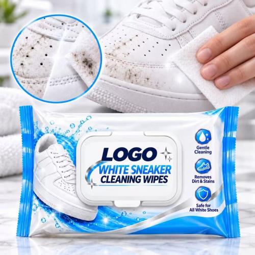 White Shoe Cleaning Wipes for Sneakers